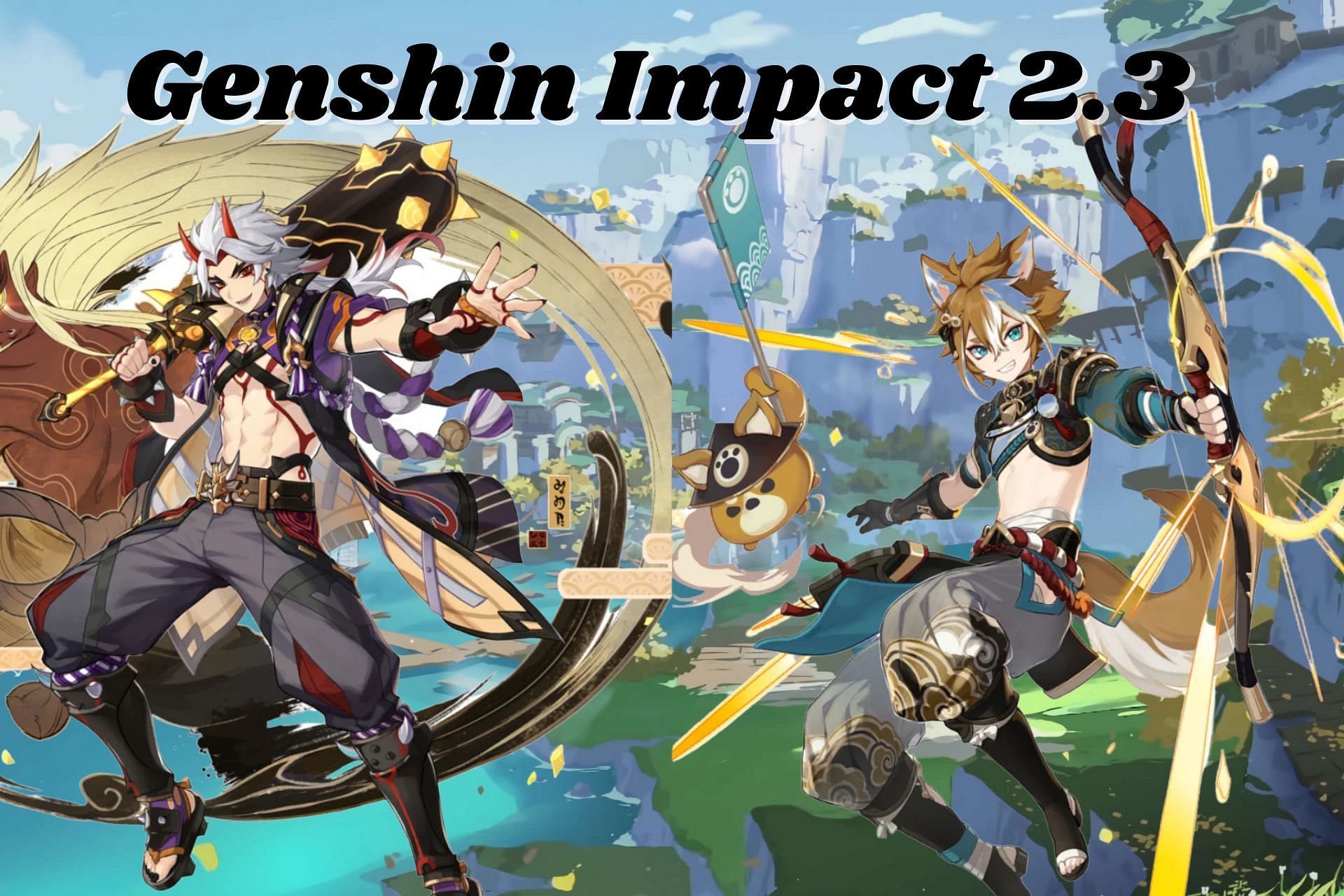 Release dates of Itto, Gorou, and Albedo in Genshin Impact 2.3 update leaked (Image via Sportskeeda)