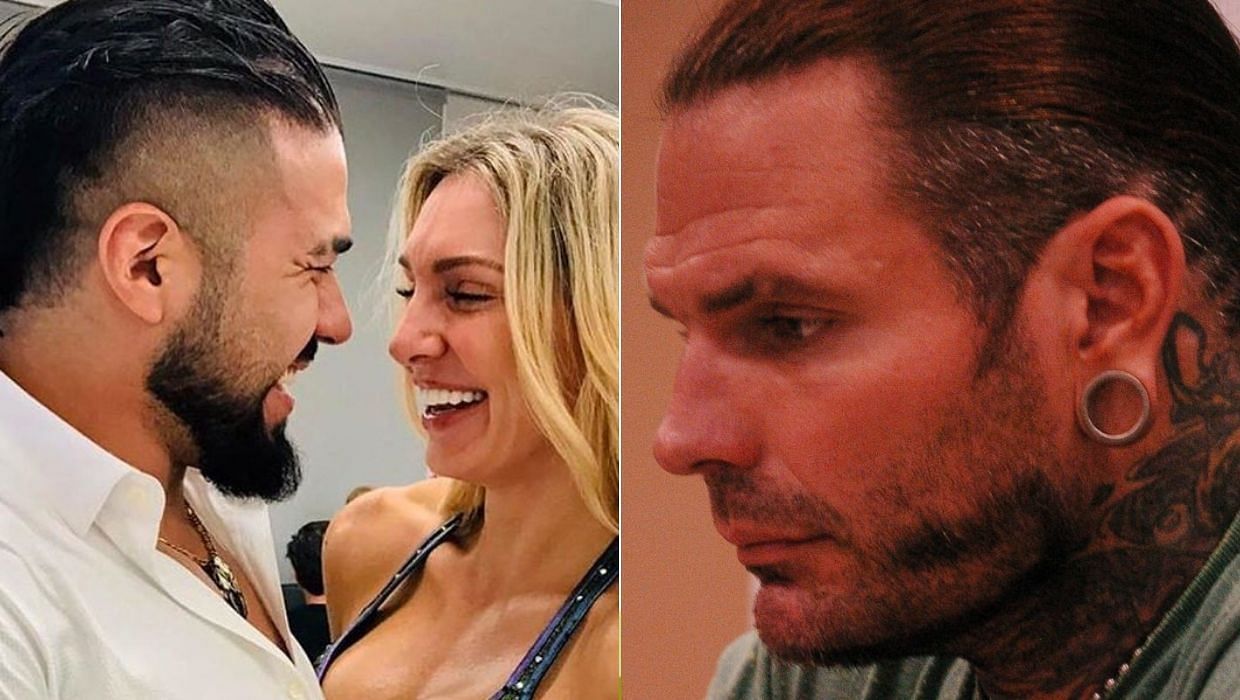 Charlotte Flair and Andrade/ Jeff Hardy