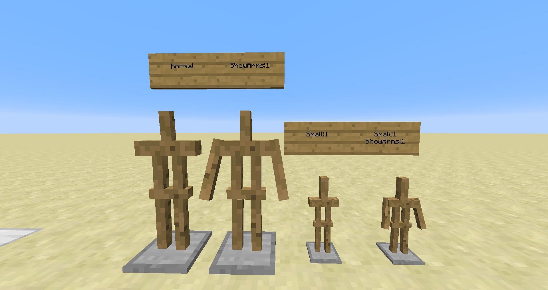 An armor stand in Minecraft (Image via Minecraft)