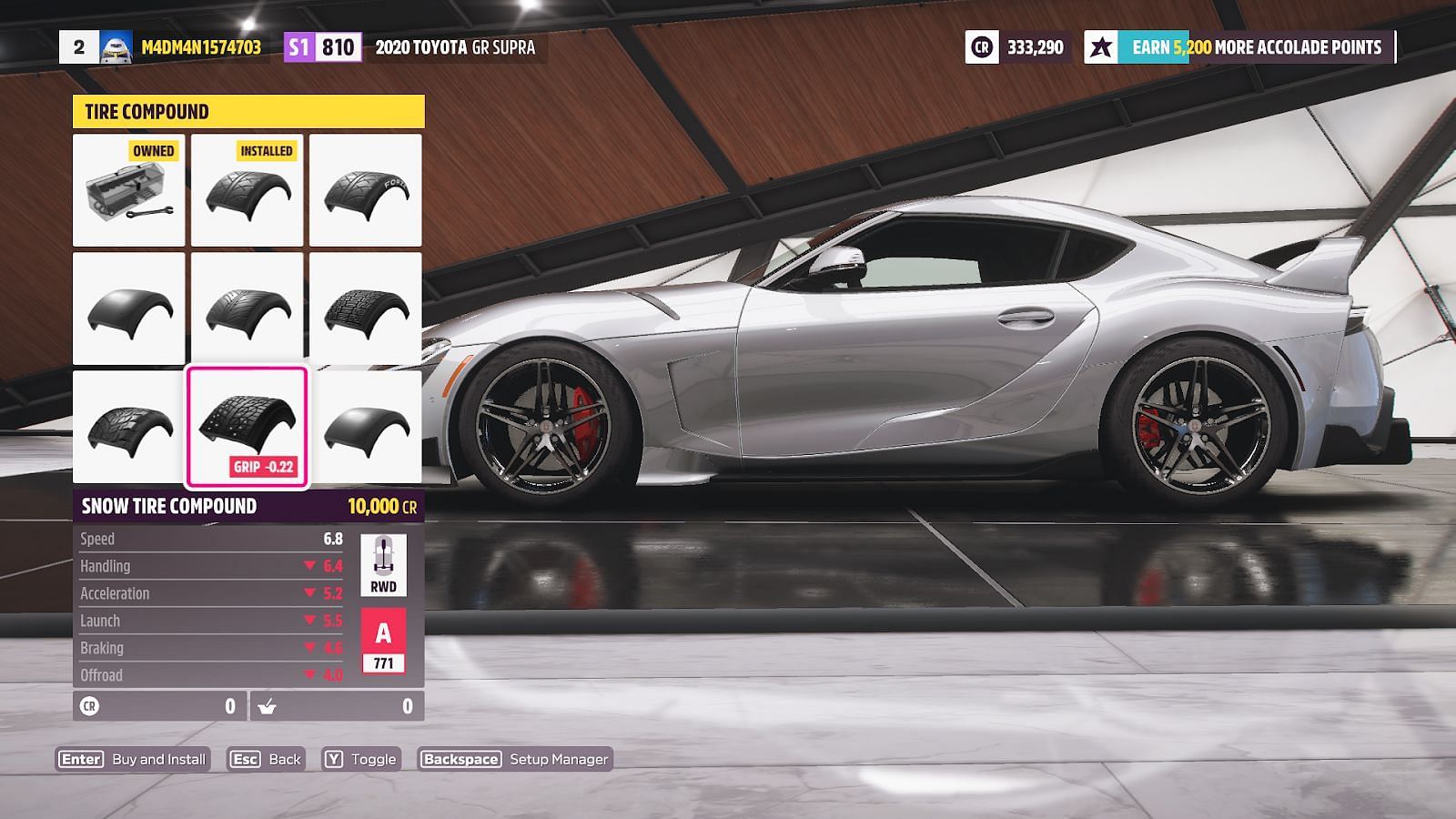 Tires aren&#039;t just for show (Screengrab from Forza Horizon 5)