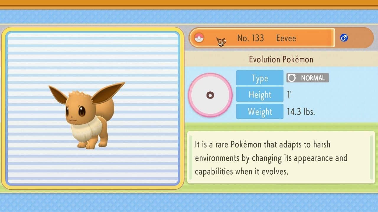 Eevee in Brilliant Diamond and Shining Pearl (Image via ILCA)