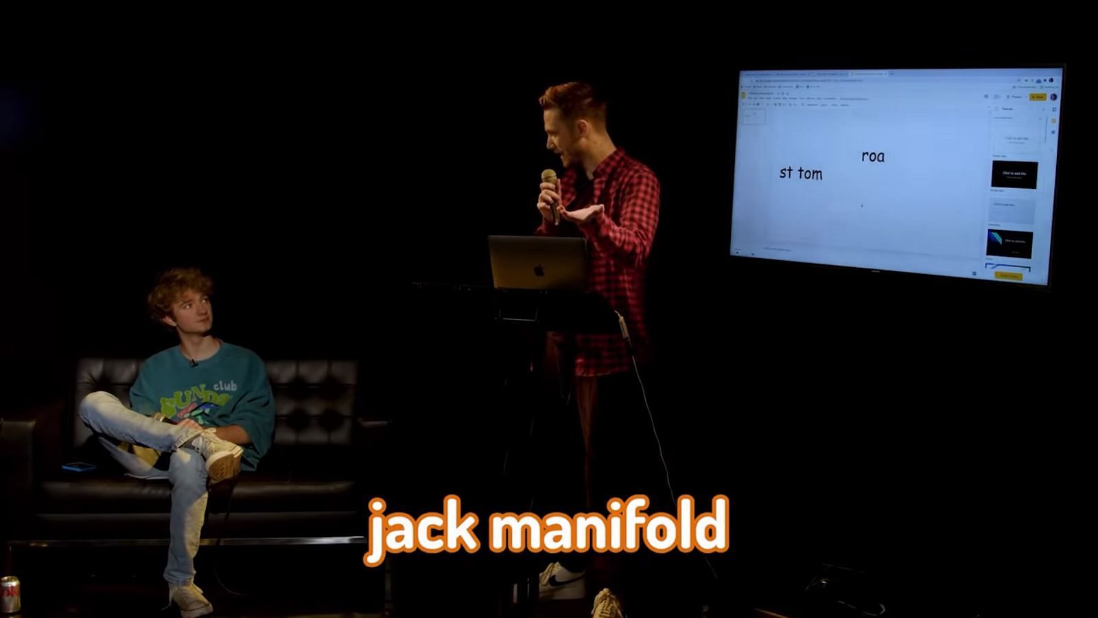 Callum roasting JackManifold (Image via YouTube)