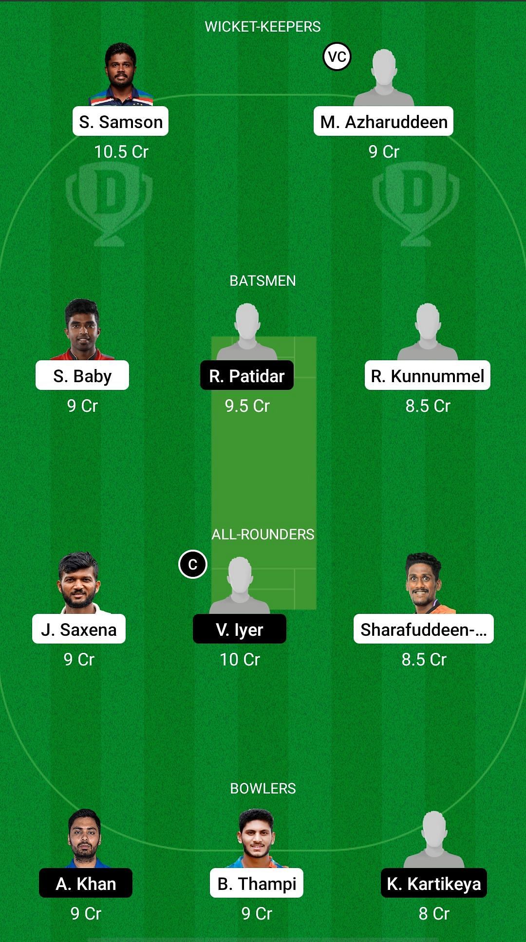 KER vs MP Dream11 Prediction - Syed Mushtaq Ali T20