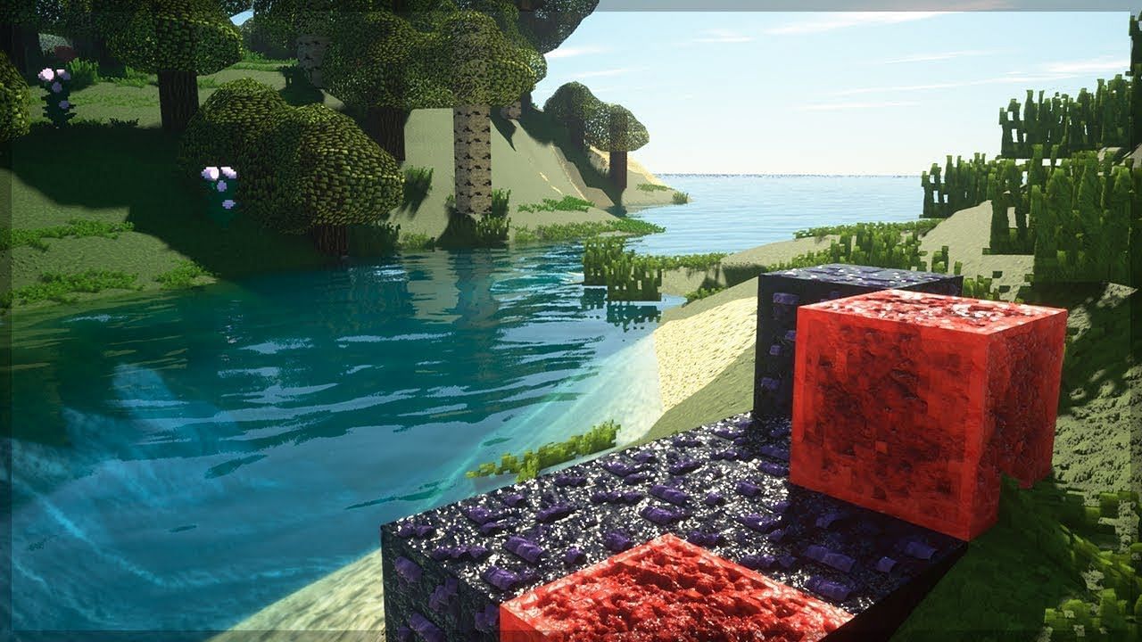 Realistic block textures in Minecraft (Image via Willzy on YouTube )