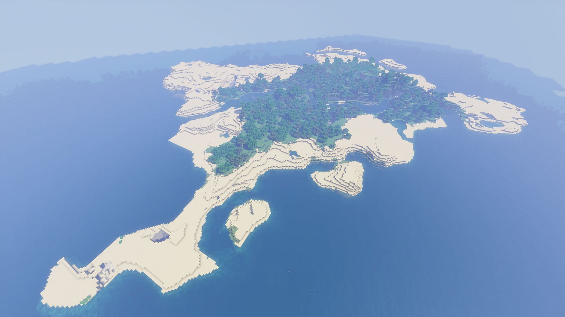 The Island Seed (Image via Minecraft)