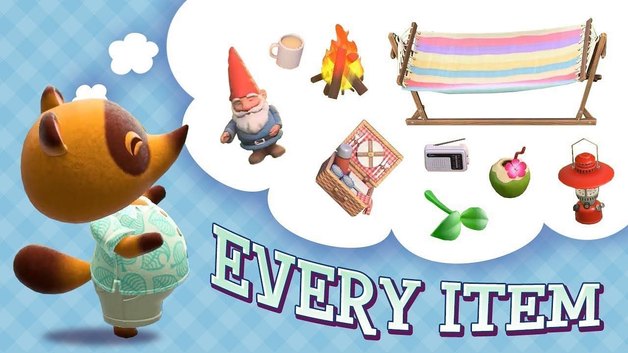 New items in Animal Crossing: New Horizons (Image via Nintendo YouTube)