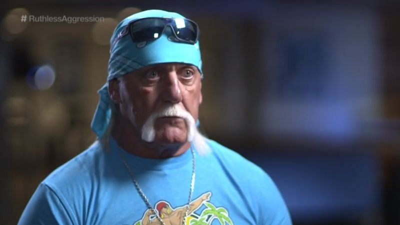 Hulk Hogan was 49 years old when he faced The Rock