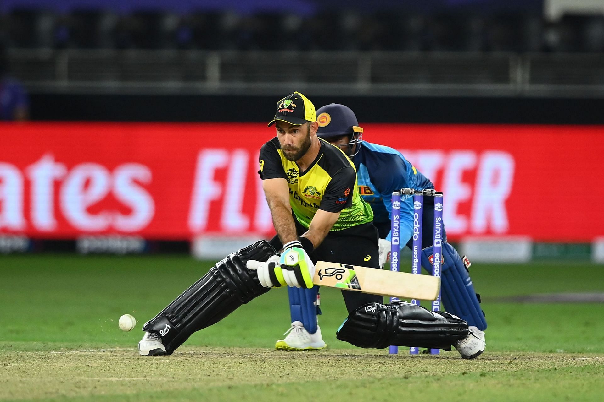 Glenn Maxwell plays the switch.  Image: Getty Images