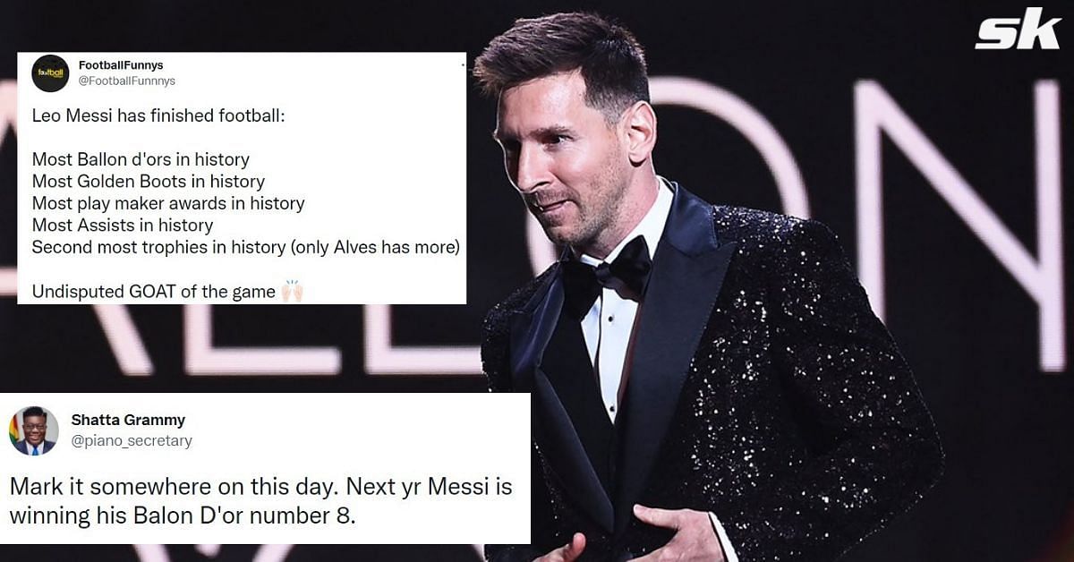 Twitter explodes as Lionel Messi wins record-extending seventh Ballon d'Or