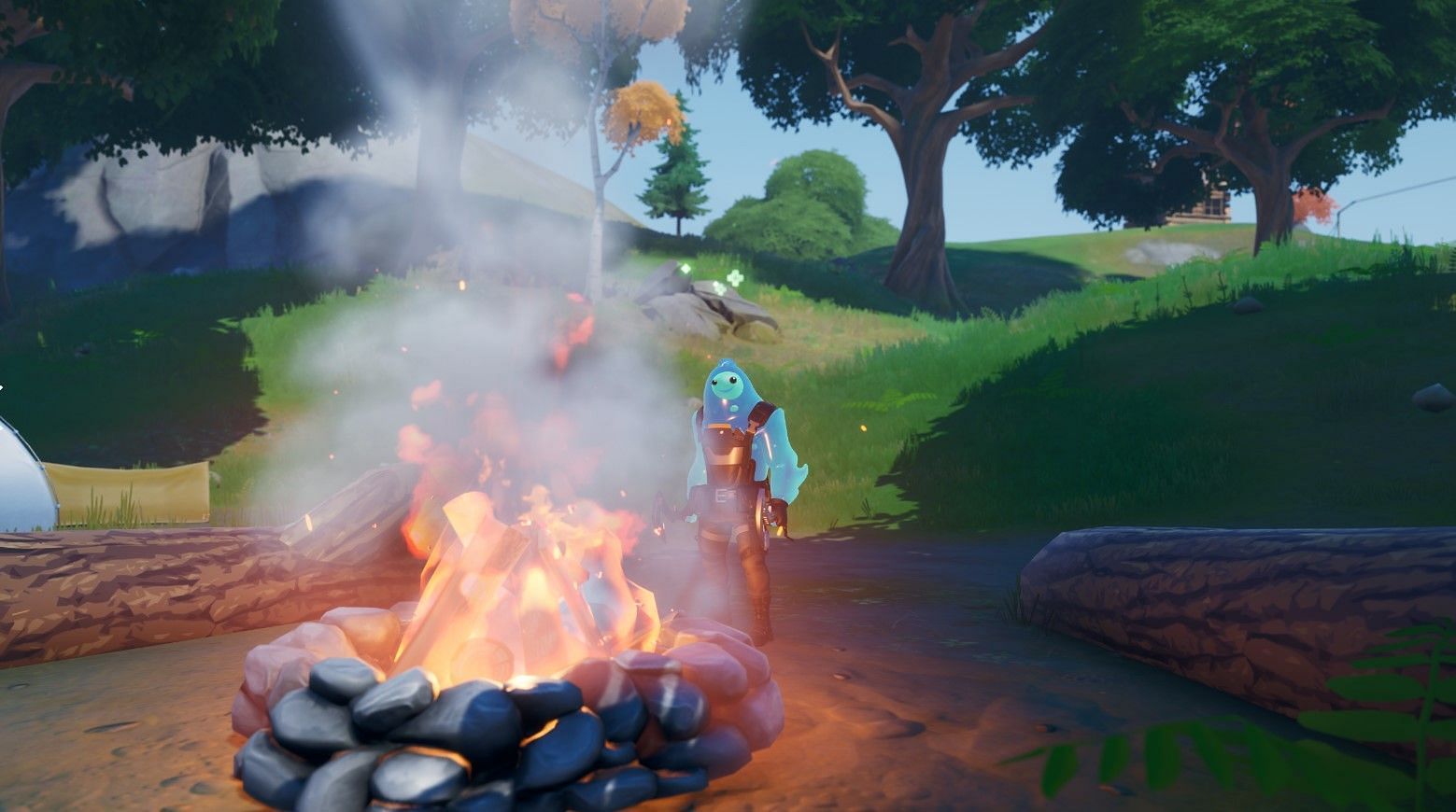 Campfires can restore plenty of health. Image via Epic Games