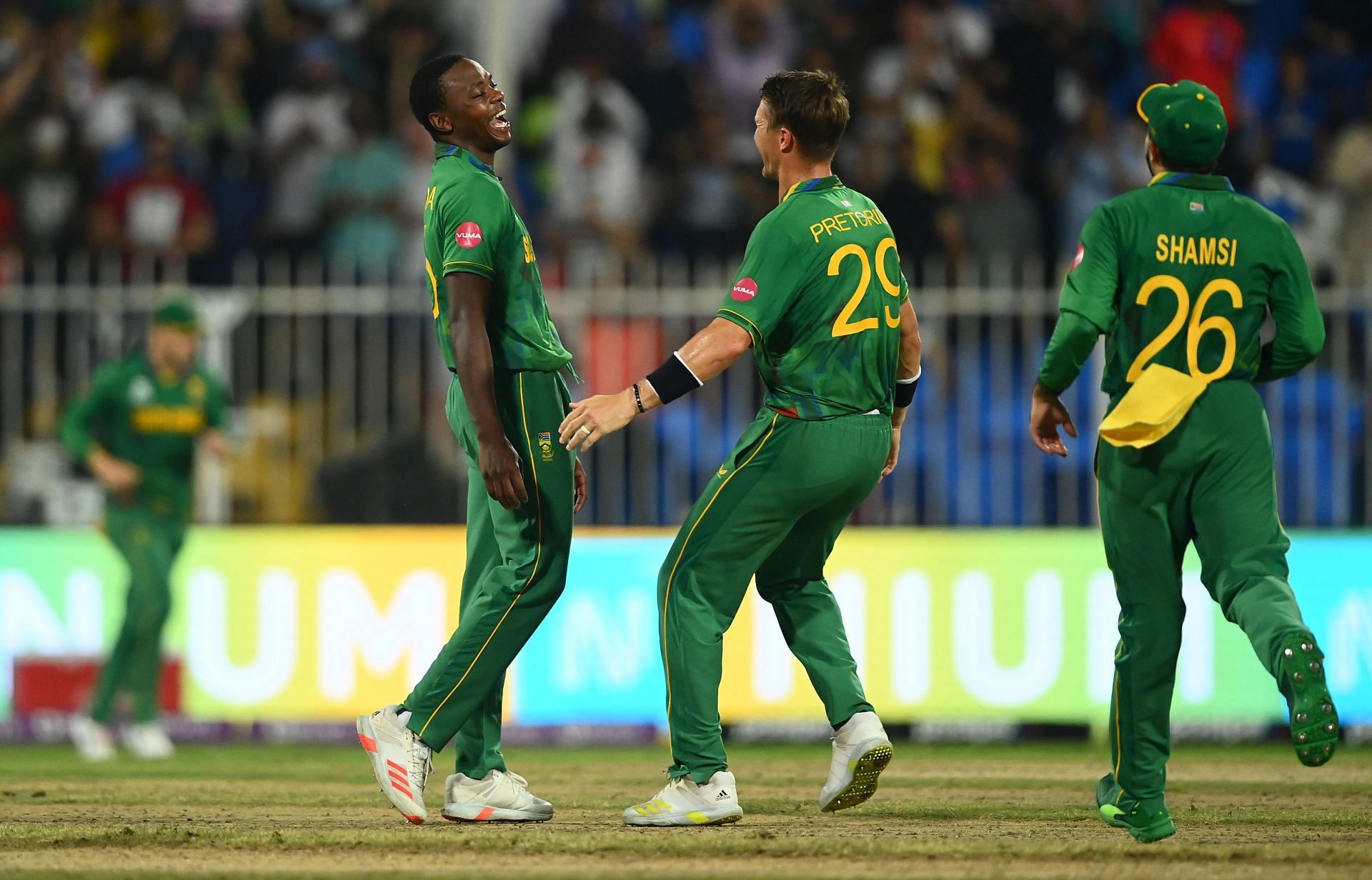 Kagiso Rabada took a hattrick in the final over the game (Credit: Getty Images)