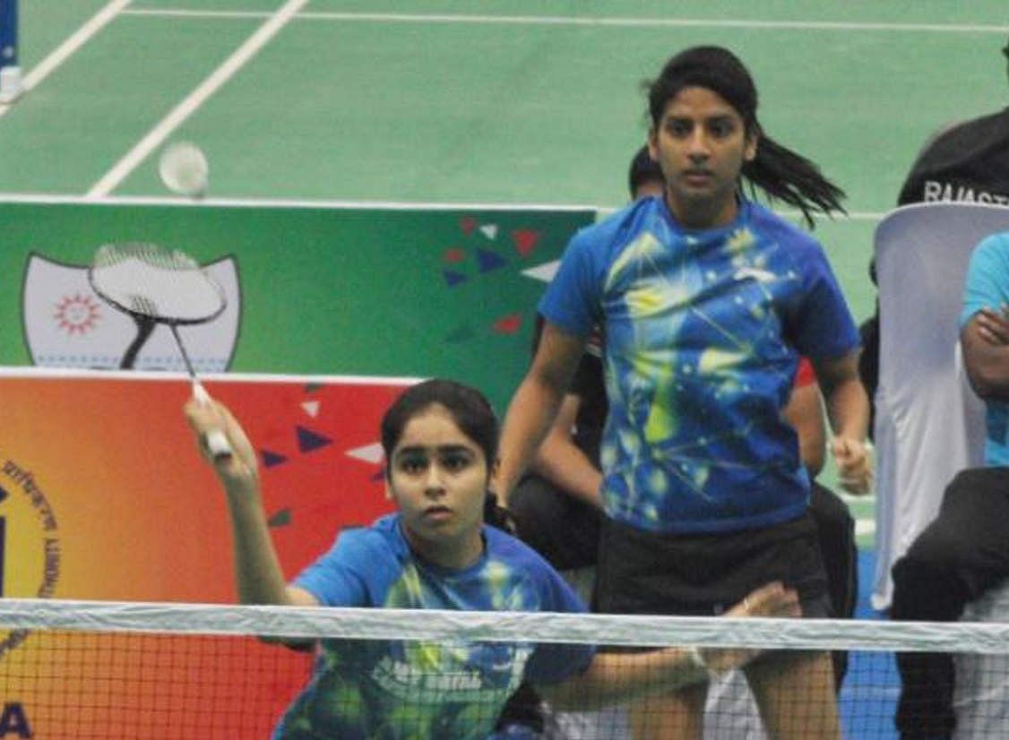 Ritika Thaker (L) and Simran Singhi will be the top seeds in the women&#039;s doubles in Bahrain