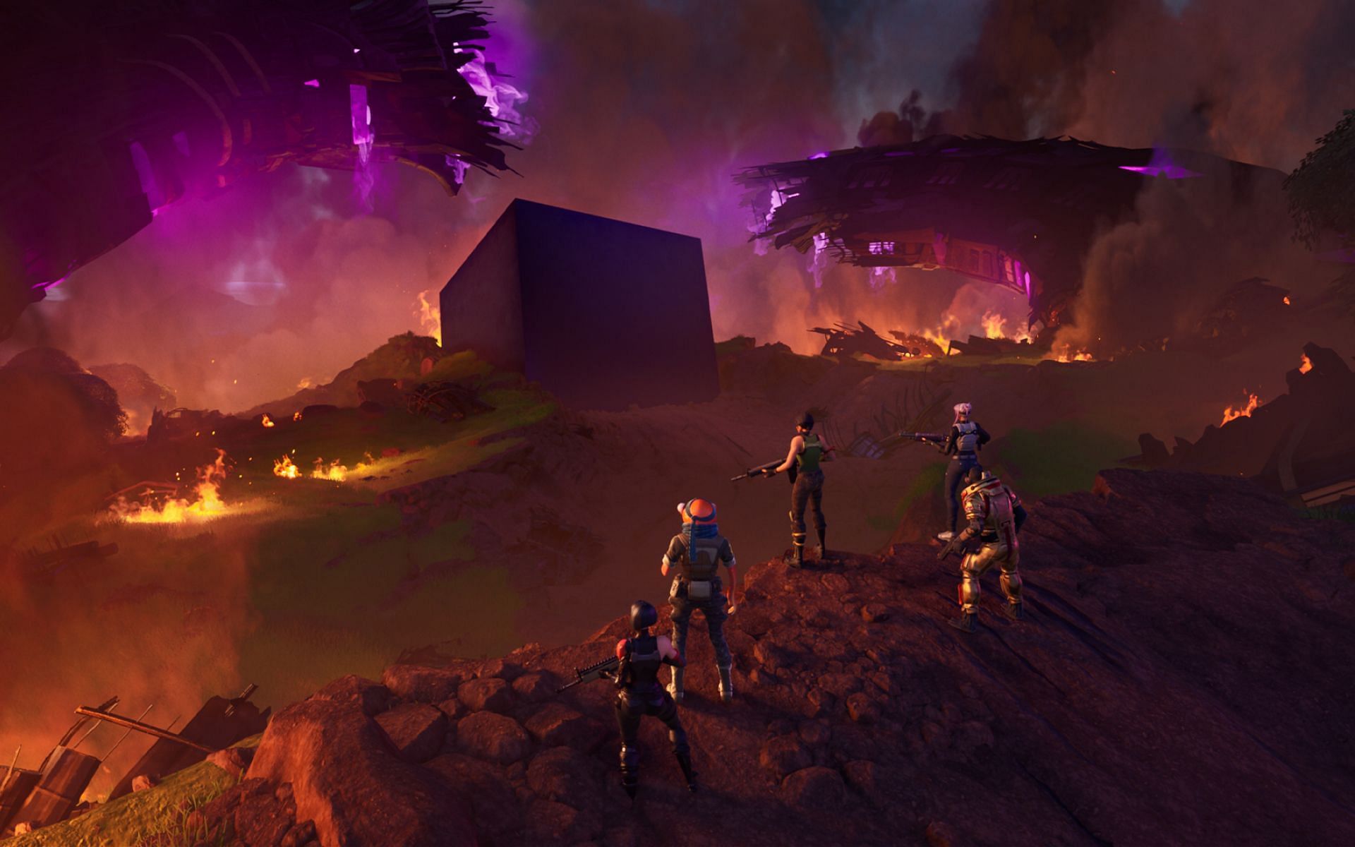 The countdown timer for Fortnite Chapter 2 Season 8 will arrive soon (Image via Wallpapersden)