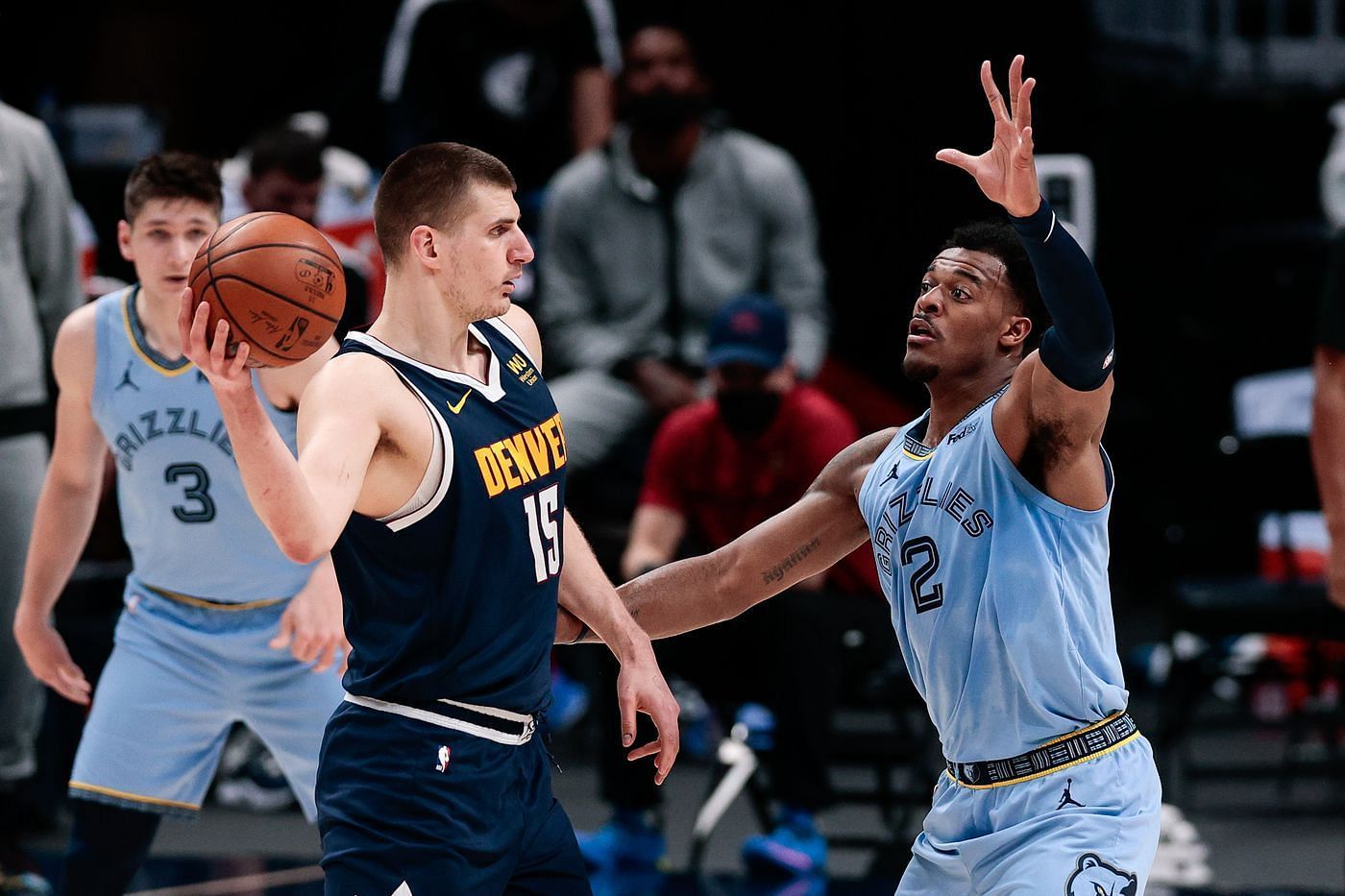 Nikola Jokic of the Denver Nuggets against the Memphis Grizzlies [Source: USA Today]
