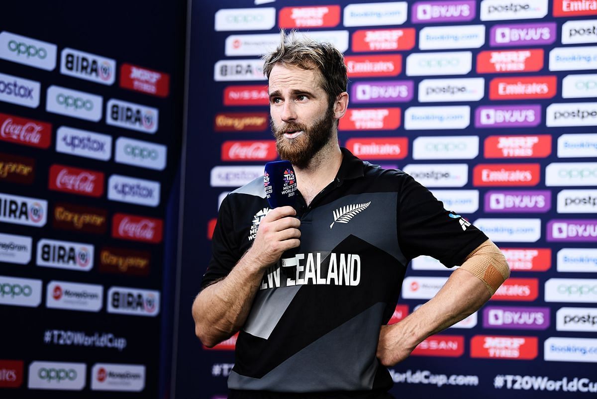 Kane Williamson was all charged up throughout New Zealand&#039;s run chase (Credit: Getty Images)