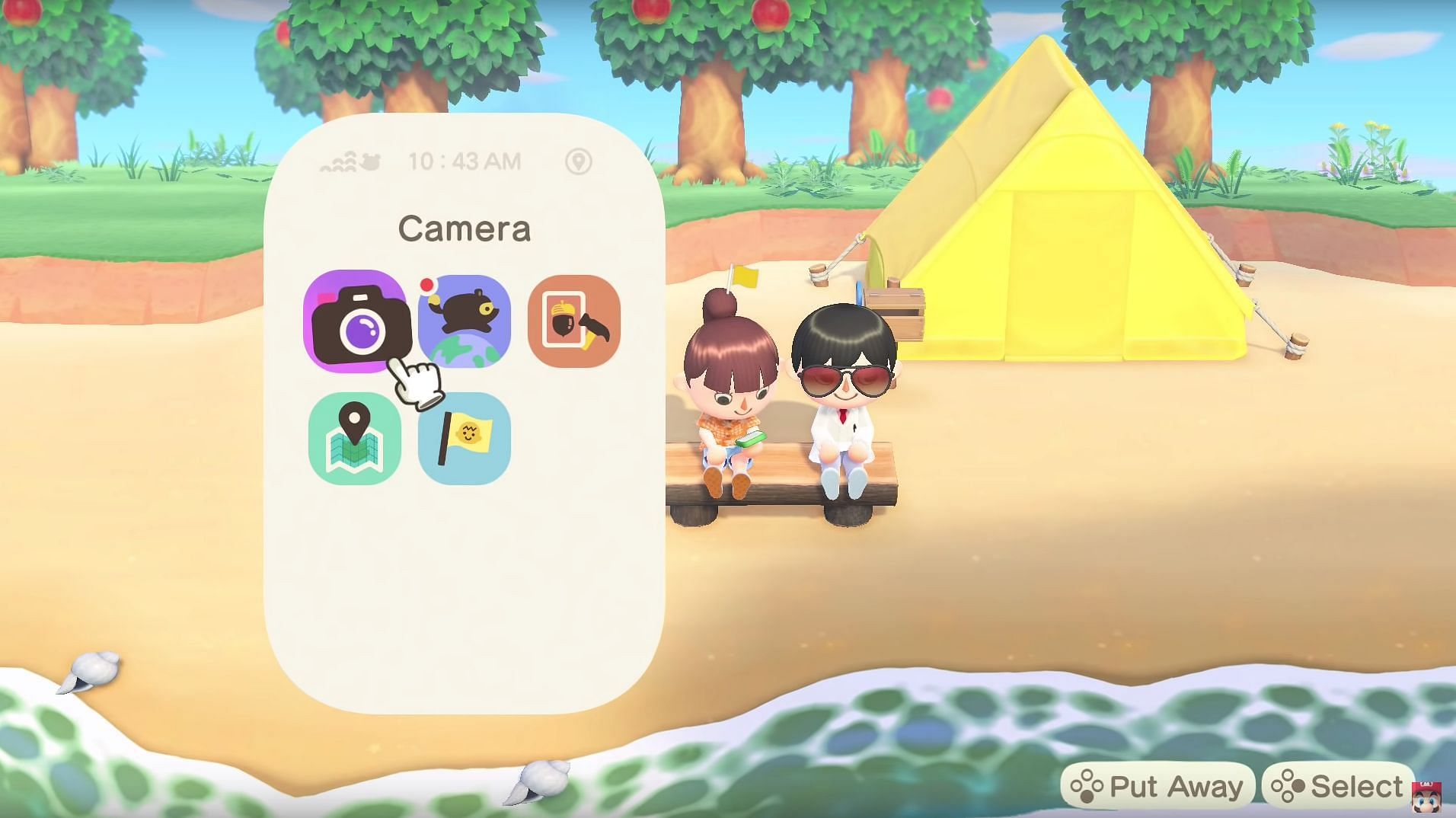 The camera is key to using this new feature. Image via Nintendo