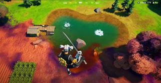 Fortnite player finds unsettling face at Corny Crops in Chapter 2 Season 8