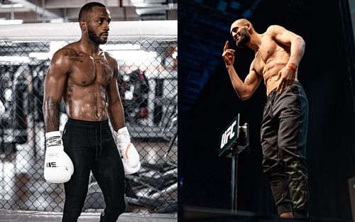 Leon Edwards (left) & Khamzat Chimaev (right) [Image Credits- @leonedwardsmma & @khamzat_chimaev on Instagram]