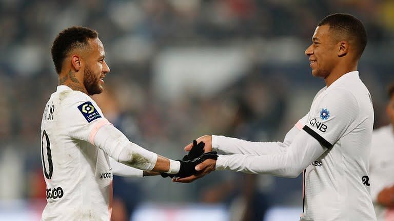 Neymar has now received ten league assists from Mbappe since joining PSG in 2017.