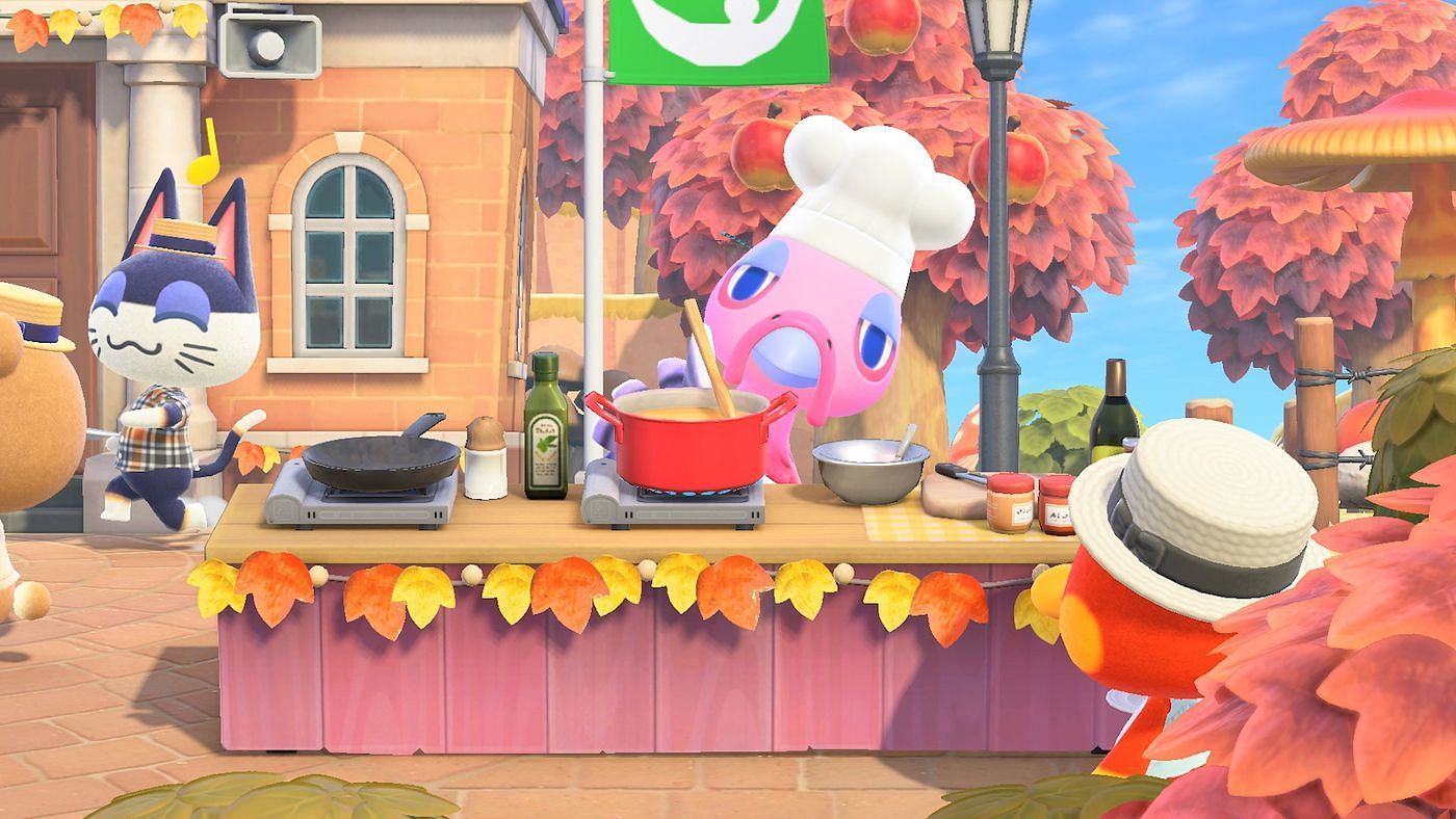 Franklin will cook recipes that players can earn later. (Image via Nintendo)