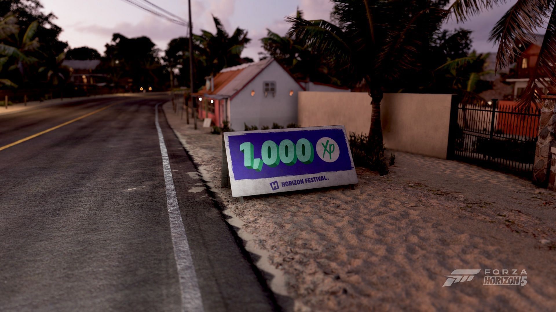 An XP board in Forza Horizon 5 (Image via Playground Games)