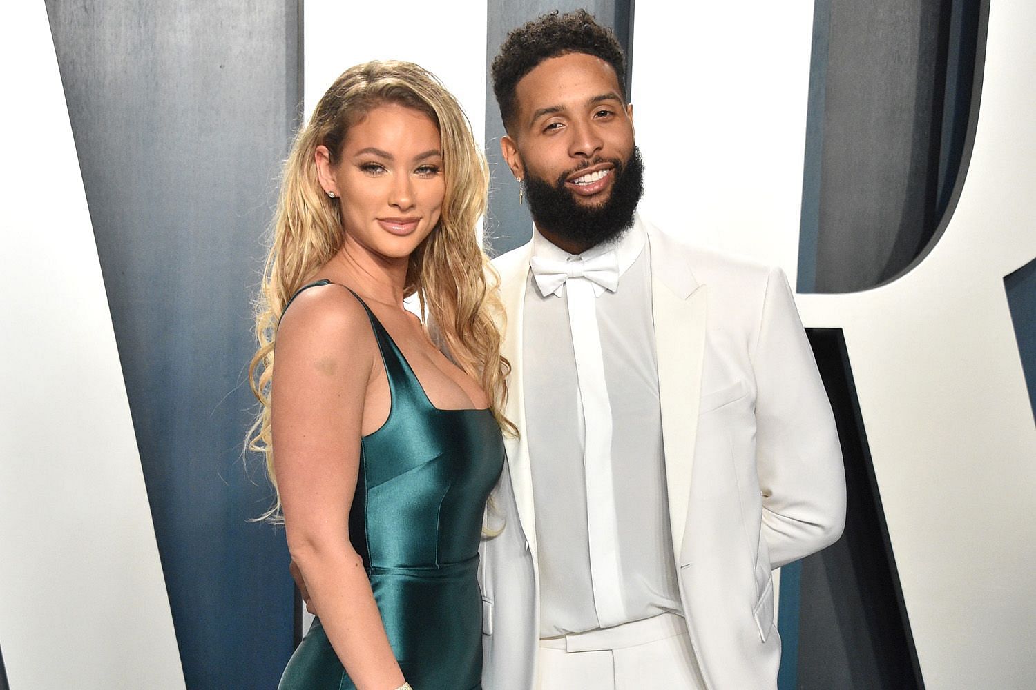 Odell Beckham Jr. and girlfriend Lauren Wood