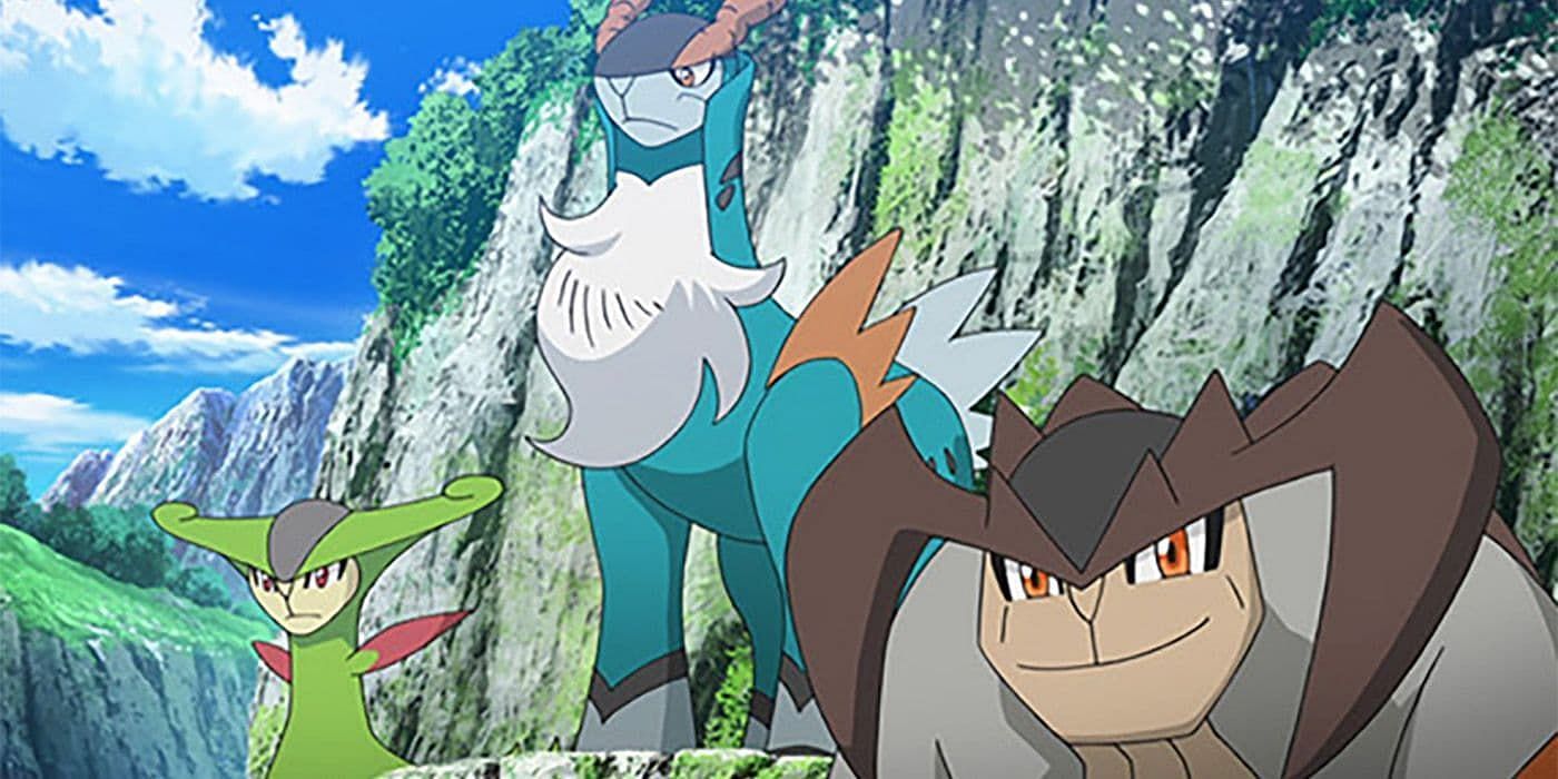 The Swords of Justice as they appear in the Pokemon anime (Image via The Pokemon Company).