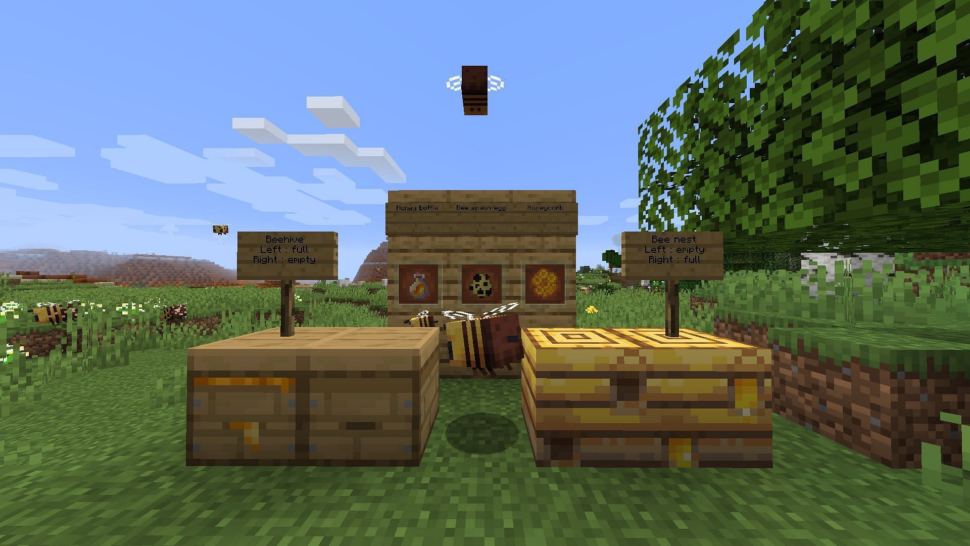 Honeycombs are a useful item in several crafting recipes and waxing copper (Image via Minecraft)