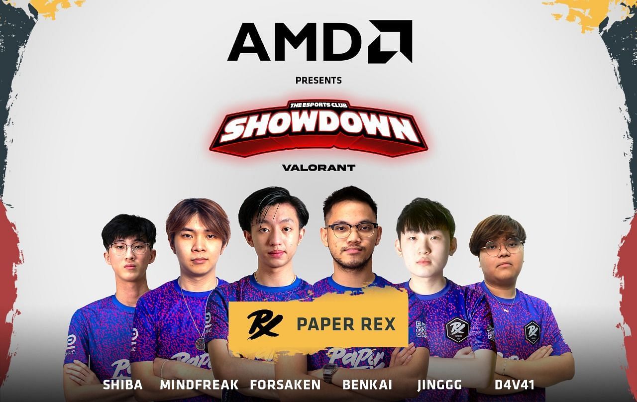 Paper Rex was invited to participate in AMD Ryzen presents TEC Showdown (Image via TEC)