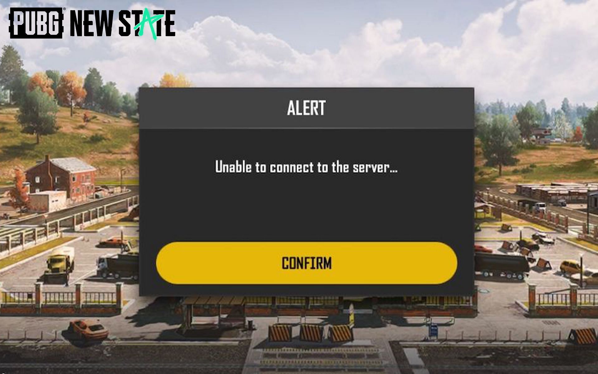 A look at the PUBG New State server issues (Image via Sportskeeda)