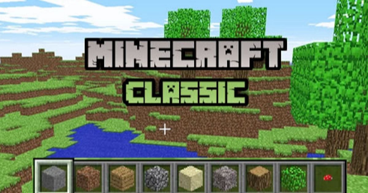 Minecraft Classic runs on an Internet browser, so anyone can play the game. Image via Minecraft