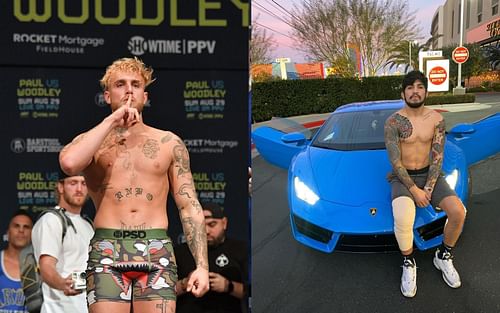 Jake Paul (left) & Dillon Danis (right) [Image Credit- @dillondanis on Instagram]