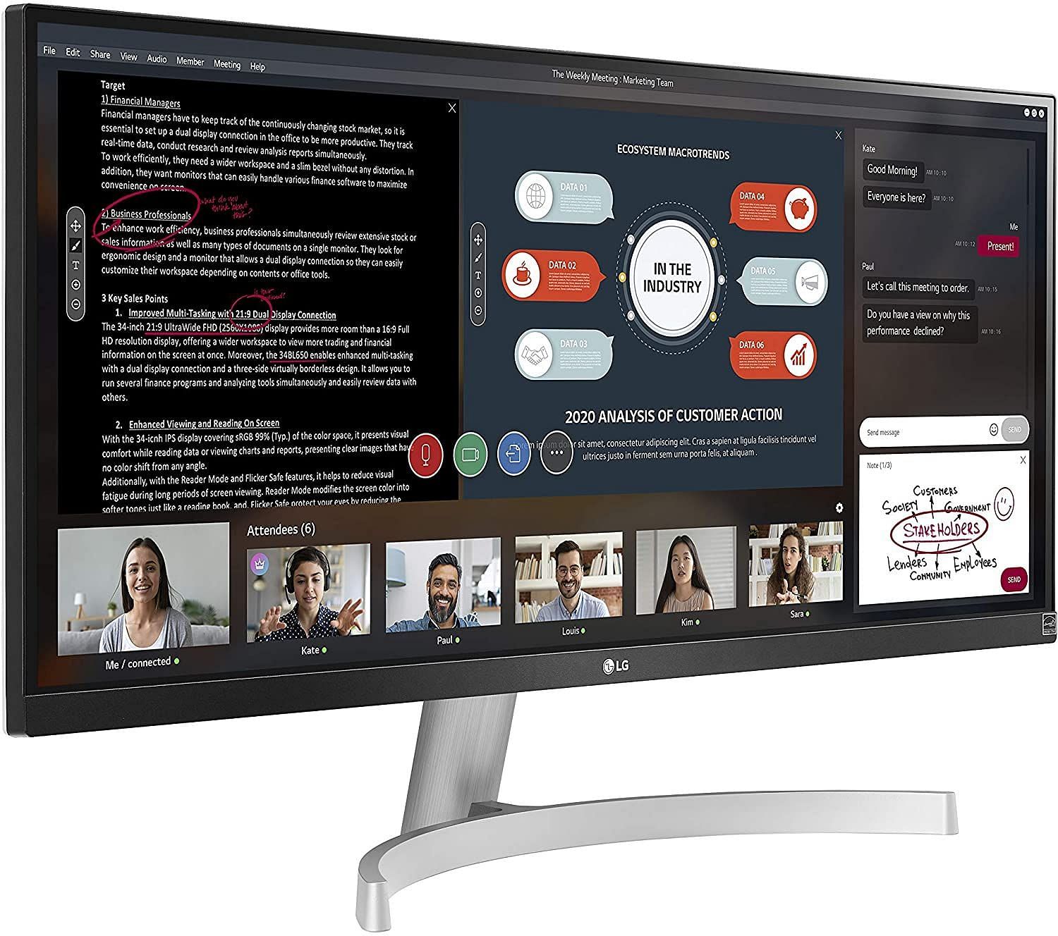 The LG monitor (Image via Amazon)