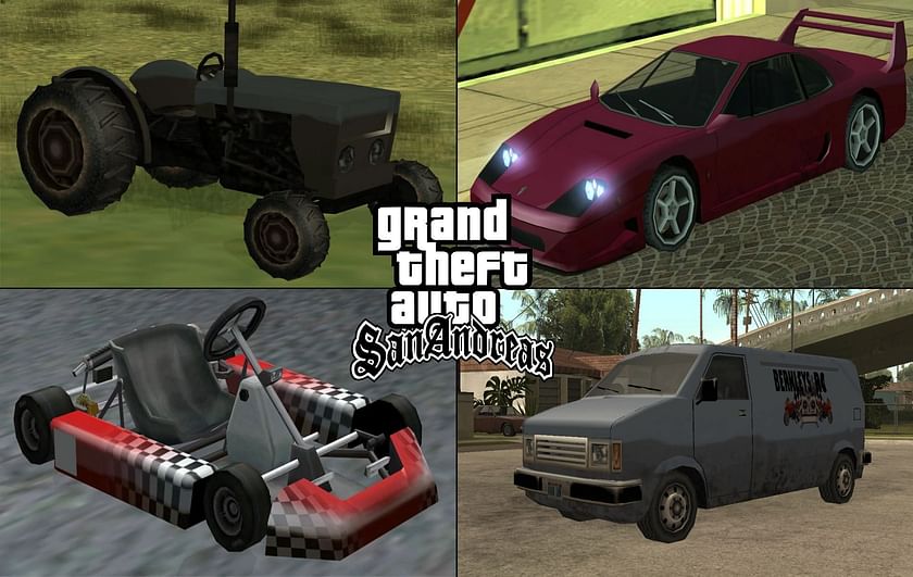 GTA San Andreas Vehicles List: All Cars, Bikes, Aircrafts & Boats