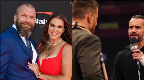 Triple H-Stephanie McMahon (left) and MJF-CM Punk (right)