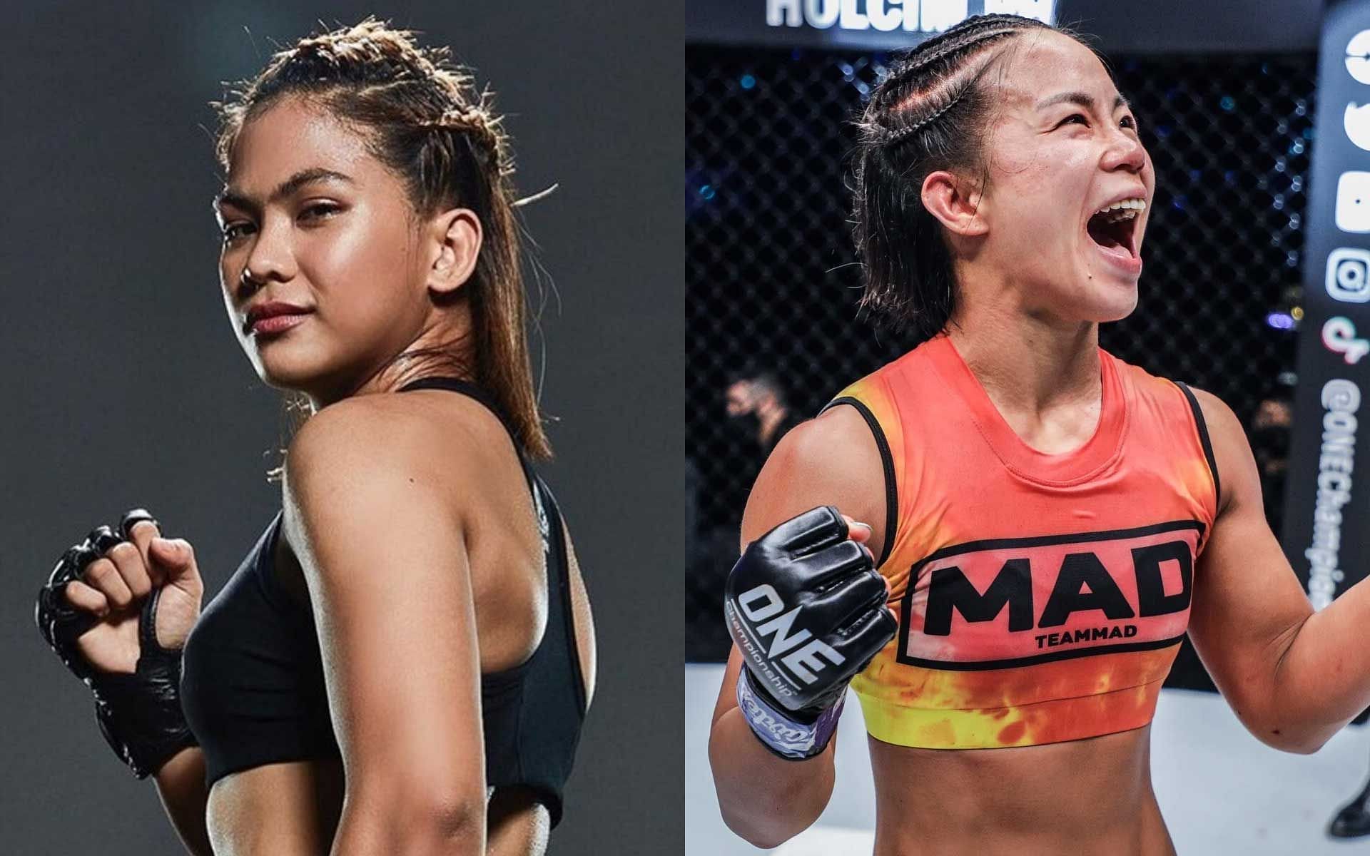 Denice Zamboanga (left) | Seo Hee Ham (right) [Photo courtesy of ONE Championship]