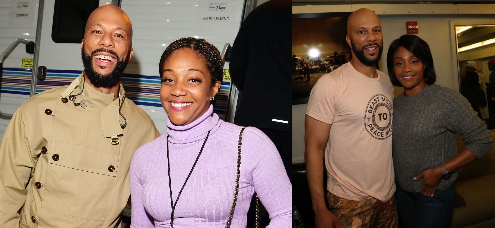 Tiffany Haddish and Common (Image via Lester Cohen/ Getty Images, and Johnny Nunez/WireImage/ Getty Images)