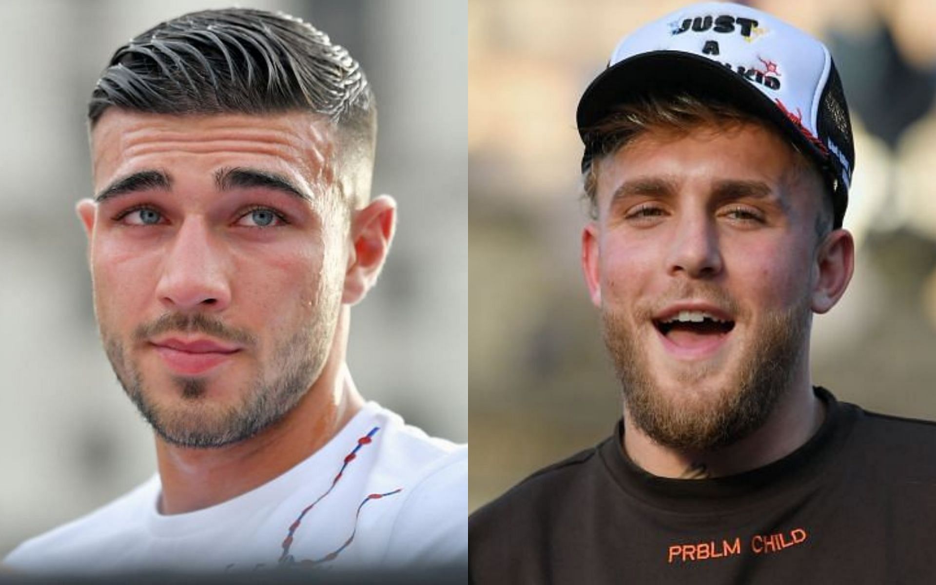 Tommy Fury (left) and Jake Paul (right)