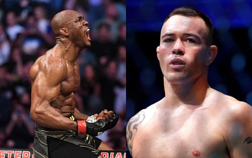 Kamaru Usman (left); Colby Covington (right)