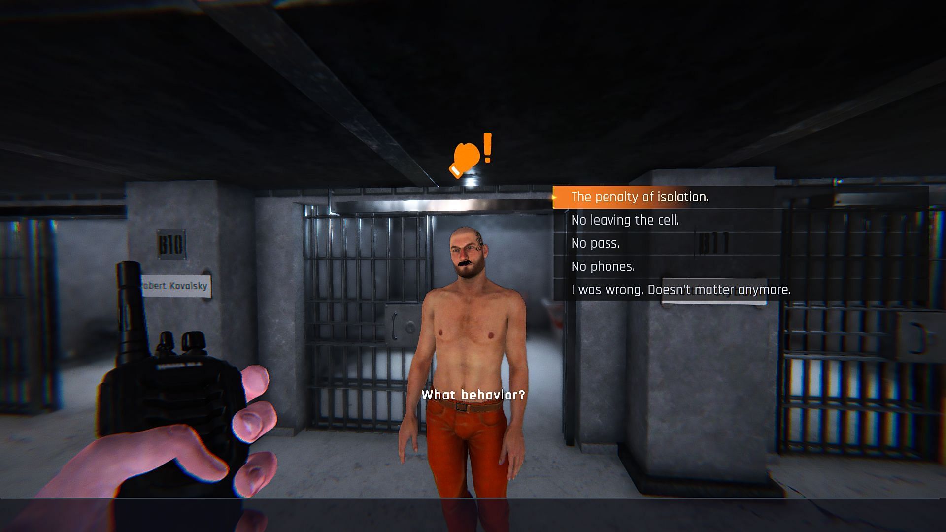Punishment (Image via Prison Simulator)