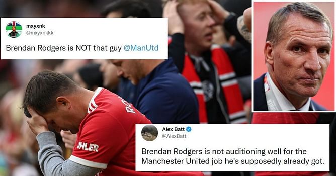 “Could set us back another 3-4 years” – Manchester United fans demand Red Devils to steer clear of Brendan Rodgers after Chelsea thrash Leicester