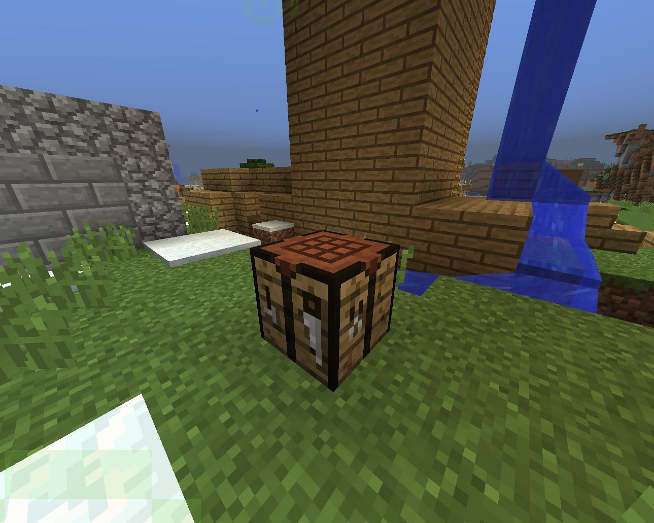 Crafting Table in Minecraft (Image via NovaSkin)