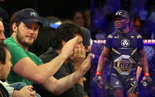 Chris Pratt congratulates UFC welterweight king Kamaru Usman