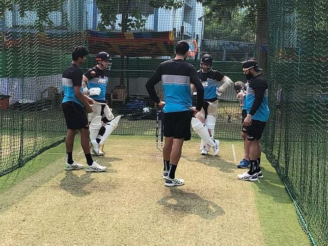 India vs NZ 2021: Kane Williamson & Co hit the nets ahead of first Test