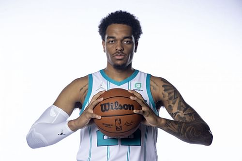 PJ Washington at the Charlotte Hornets Media Day