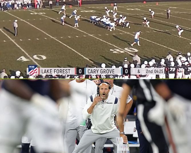 WATCH: Matt Nagy's son subjected to 'Fire Nagy' chants during high school football game