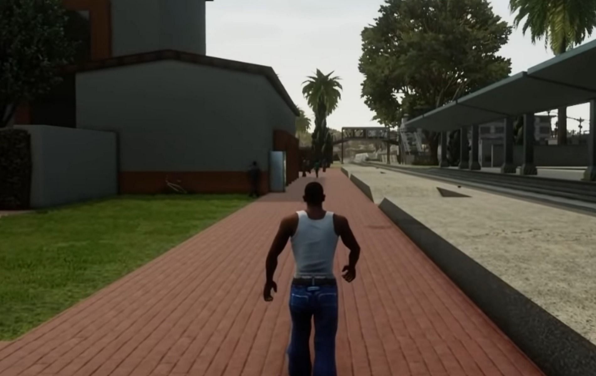 GTA San Andreas Definitive Edition] Almost a minute of lamp posts falling  into the ground when hit. : r/GamePhysics
