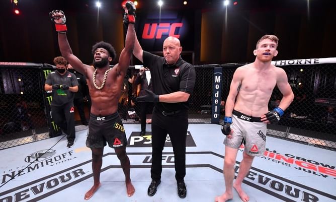 "They were trying to find any way to just snub me" - Aljamain Sterling on UFC not putting the vacant bantamweight title on the line in his fight against Cory Sandhagen
