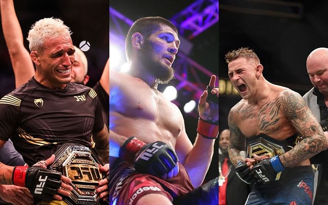 "Charles is very, very dangerous opponent"- Khabib Nurmagomedov shares his prediction for Charles Oliveira vs. Dustin Poirier title fight