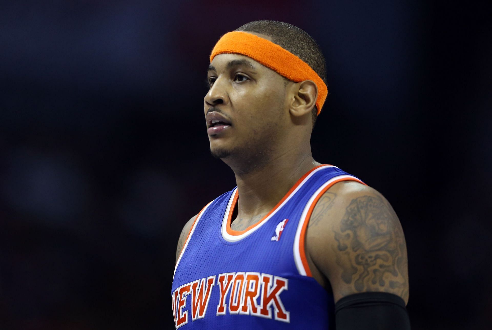 Carmelo Anthony with New York Knicks in 2012